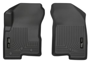 Dodge Caliber Floor Liners - Front - Husky Liners - WeatherBeater - Black - `07-`12